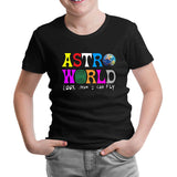 Travis Scott - Astro World Siyah Çocuk Tshirt