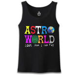 Travis Scott - Astro World Siyah Erkek Atlet