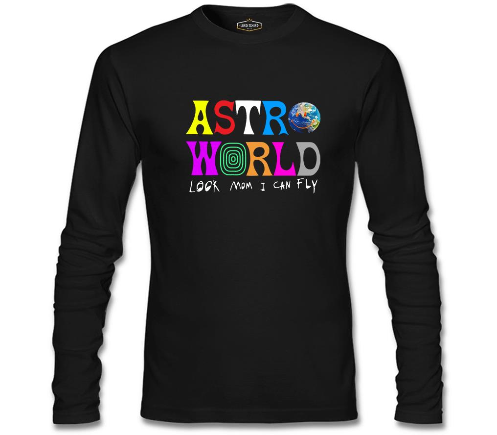 Travis Scott - Astro World Black Men's Sweatshirt
