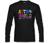 Travis Scott - Astro World Black Men's Sweatshirt