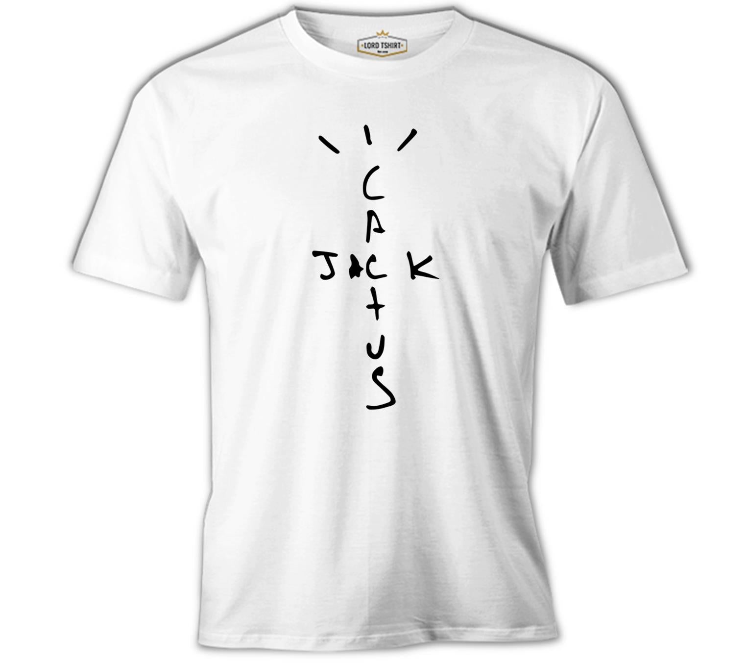 Travis Scott - Cactus Jack Beyaz Erkek Tshirt