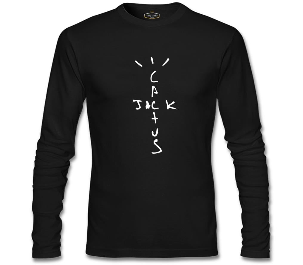 Travis Scott - Cactus Jack Siyah Erkek Sweatshirt