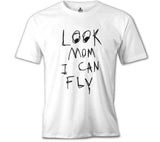 Travis Scott - Look Mom I Can Fly Beyaz Erkek Tshirt