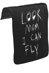 Travis Scott - Look Mom I can fly Unisex Siyah Tak-Çıkar Postacı Çanta Kapağı CK-1612