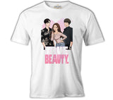 True Beauty - Heart White Men's Tshirt