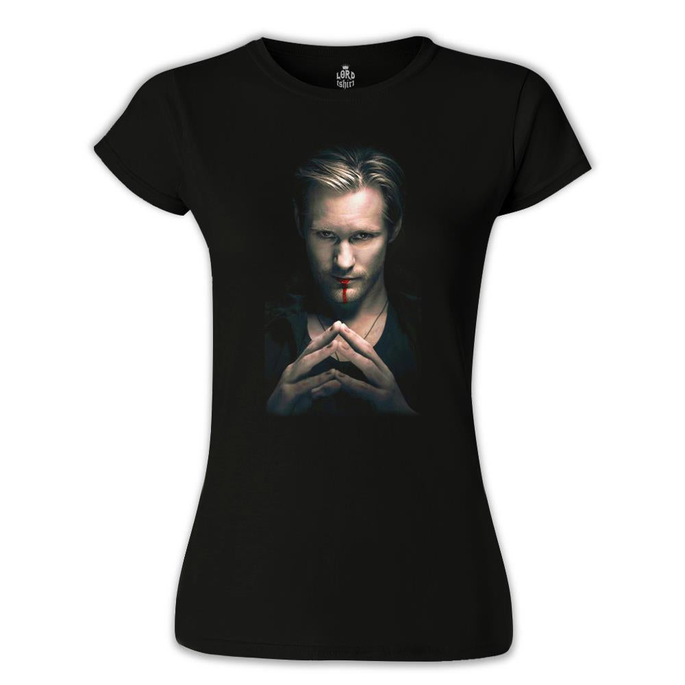 True Blood - Eric Northman Siyah Kadın Tshirt