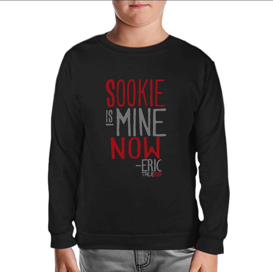 True Blood - Sookie is Mine Now Siyah Çocuk Sweatshirt