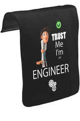Trust me I'm an Engineer Unisex Black Snap-On Messenger Bag Cover CK-632 