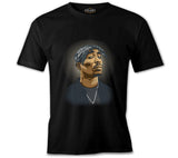 Tupac Shakur - Necklace Siyah Erkek Tshirt