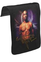Tupac Shakur Unisex Siyah Tak-Çıkar Postacı Çanta Kapağı CK-1