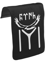 Türk Kayı Boyu Bayrak - Logo Unisex Siyah Tak-Çıkar Postacı Çanta Kapağı CK-1043