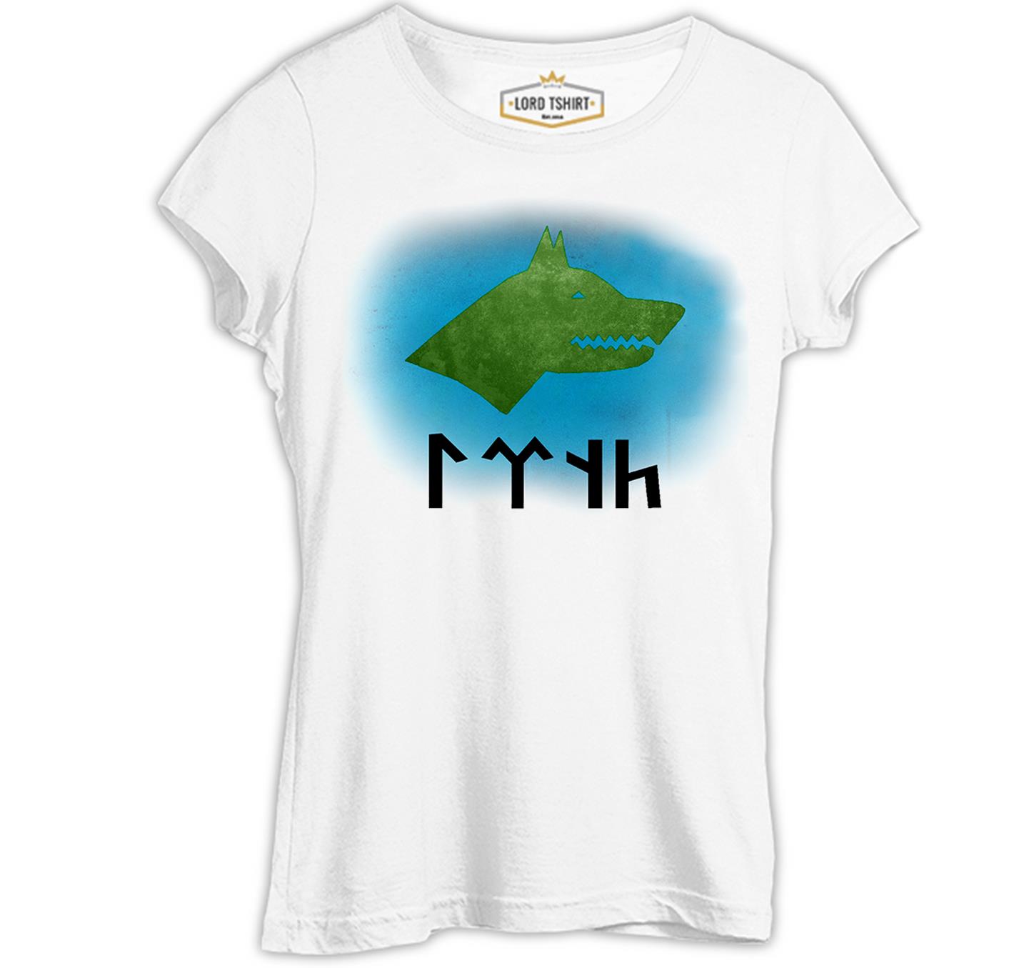 Türk Kurt 3 Beyaz Kadın Tshirt