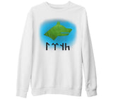 Turkish Kurt 3 White Thick Sweatshirt