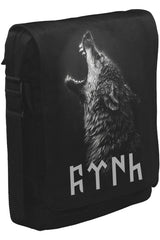 Türk Kurt Unisex Siyah Postacı Çanta