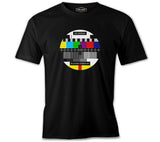 TV No Signal Black Men's Tshirt