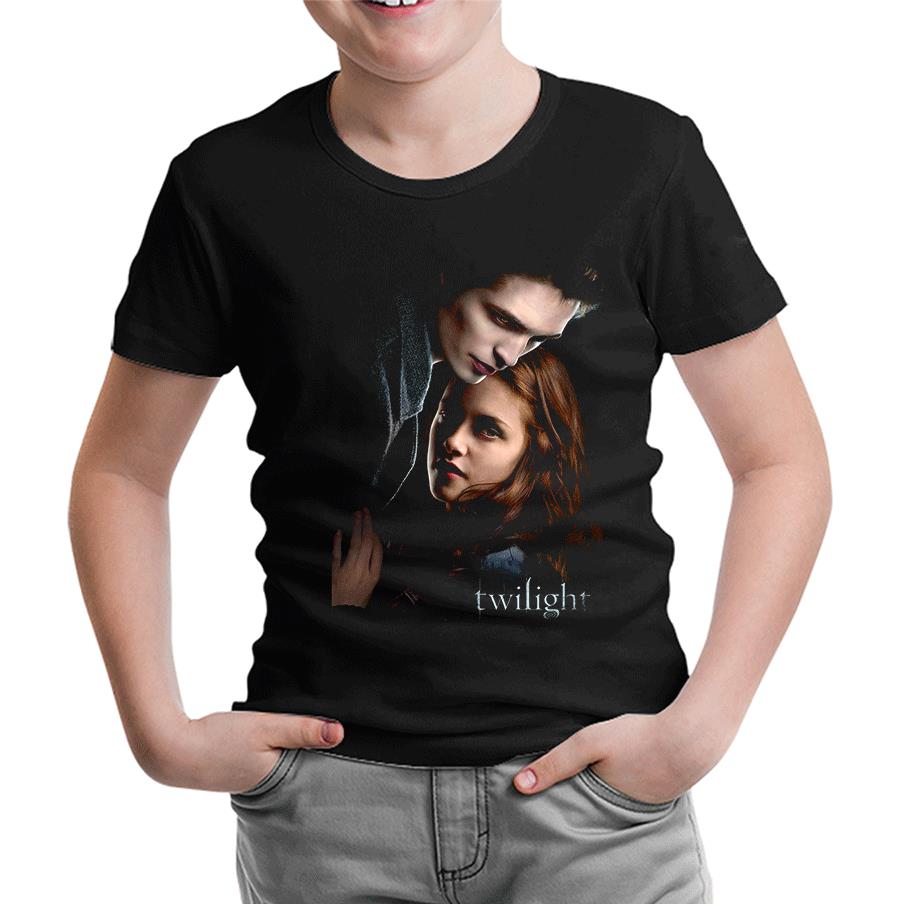 Twilight Siyah Çocuk Tshirt