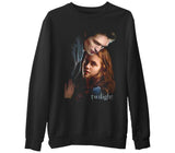 Twilight Black Men's Thick Sweatshirt
