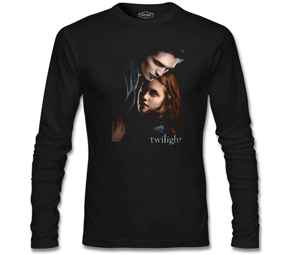 Twilight Siyah Erkek Sweatshirt