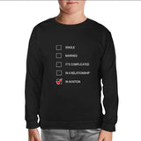Flight - In Aviation Black Kids Sweatshirt