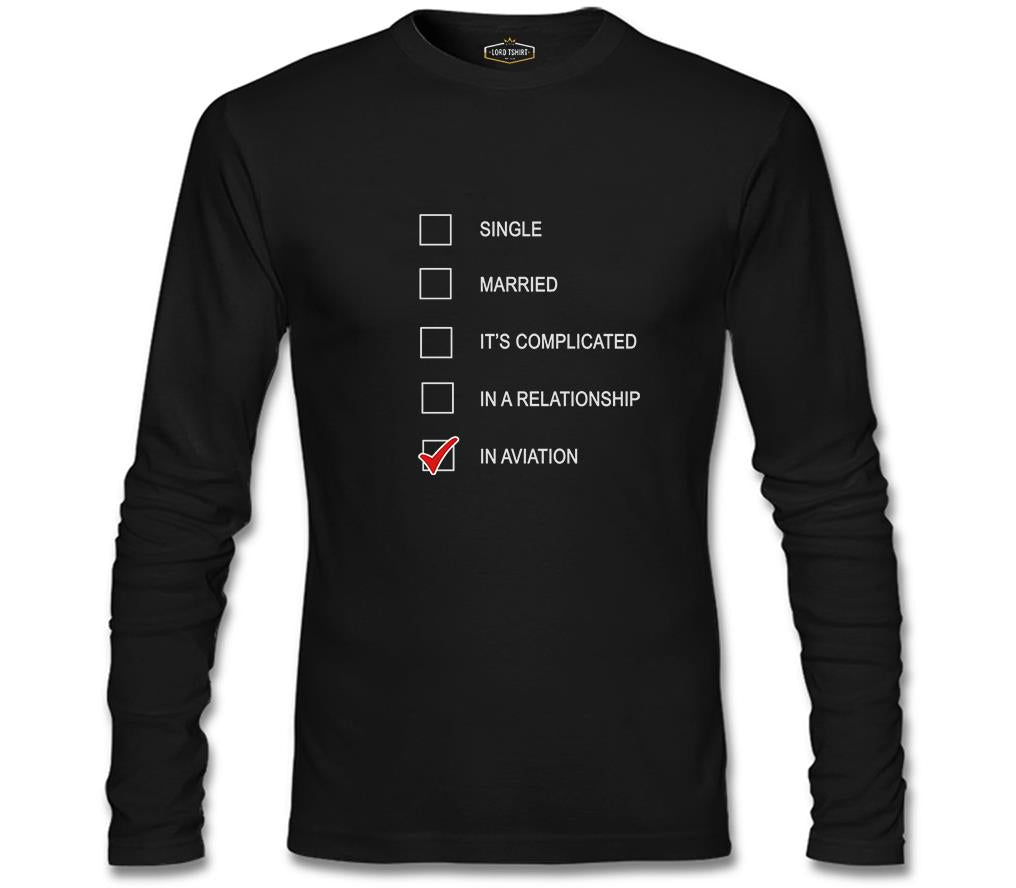 Flight - In Aviation Black Men's Sweatshirt