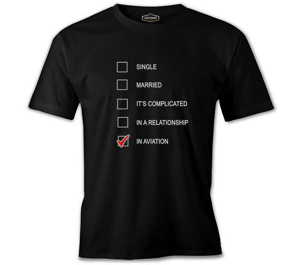 Flight - In Aviation Black Men's Tshirt