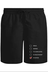 Uçuş - In Aviation Unisex Siyah Şort
