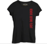 Flight - Remove Before the Flight Black Women's Tshirt