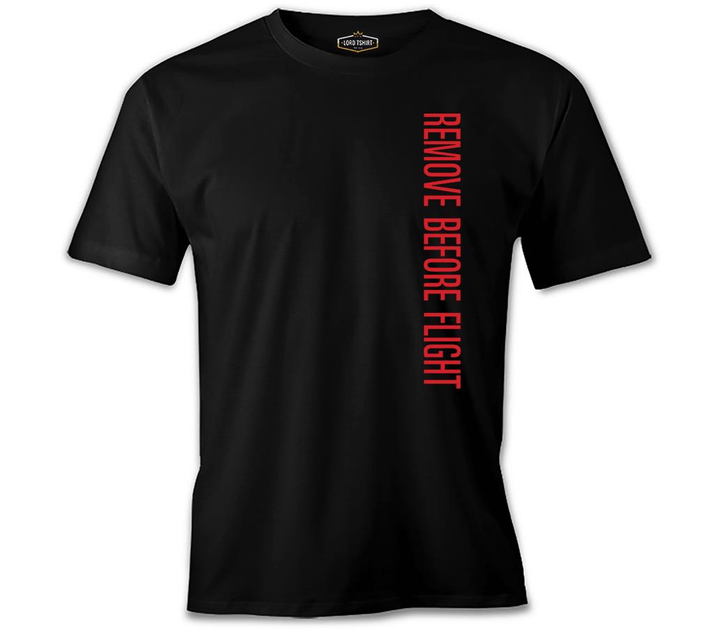 Flight - Remove Before the Flight Black Men's Tshirt