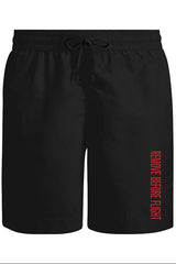 Uçuş - Remove Before the Flight Unisex Siyah Şort