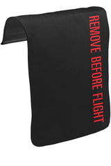 Uçuş - Remove Before the Flight Unisex Siyah Tak-Çıkar Postacı Çanta Kapağı CK-1068