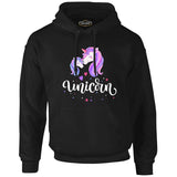Unicorn Mother's Day Black Unisex Non-Zipper Hoodie
