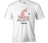 Unicorn Pink Anneler Günü Beyaz Unisex Tshirt