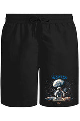 Space - Astronaut DJ Unisex Black Shorts 