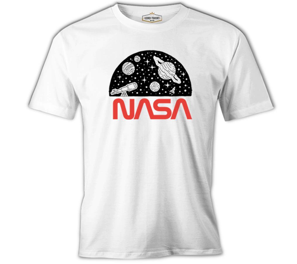 Uzay - Nasa Teleskop Beyaz Erkek Tshirt