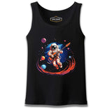 Guitar in Space - Astronaut Black Men's Tank Top 