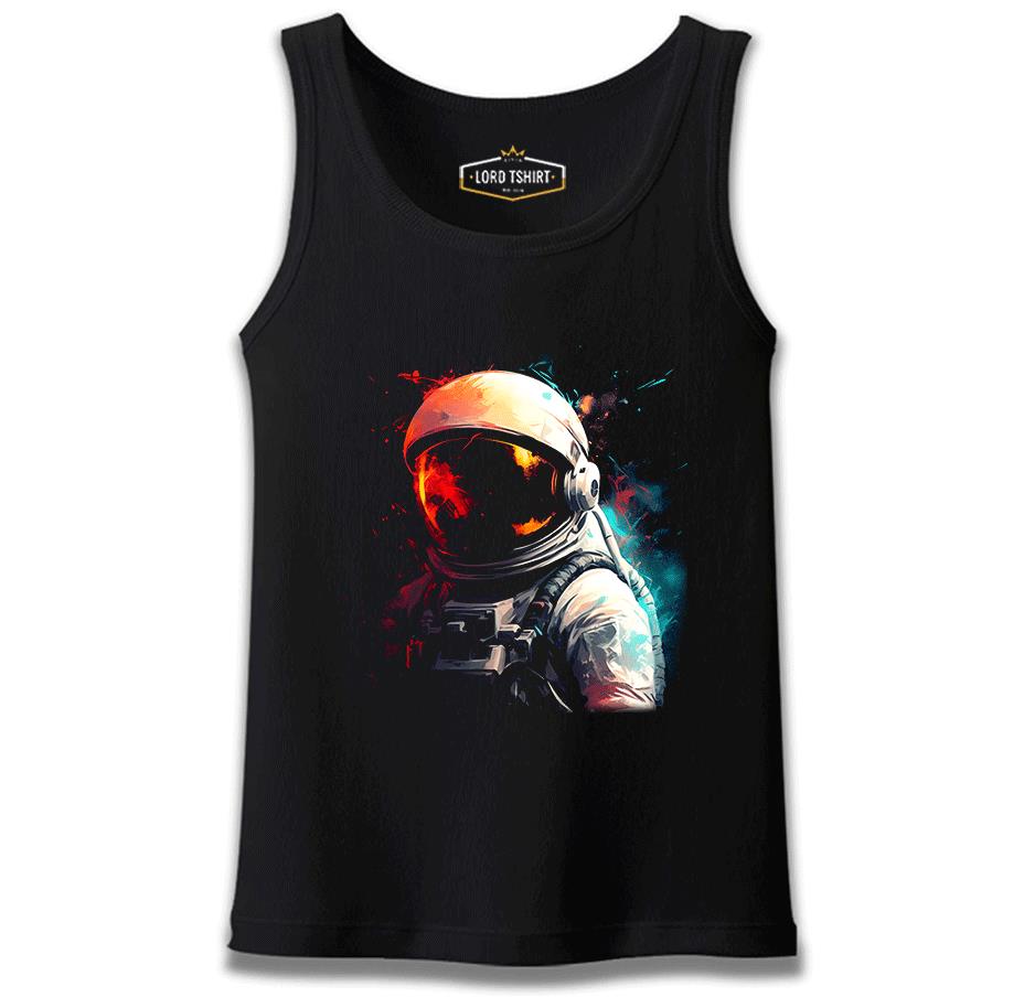 Colors of Space - Astronaut Black Men's Tank Top 