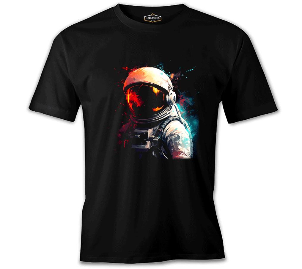 Colors of Space - Astronaut Black Men's T-shirt 