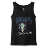 V for Vendetta Black Men's Undershirt