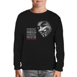 Vandetta - Freedom Black Kids Sweatshirt