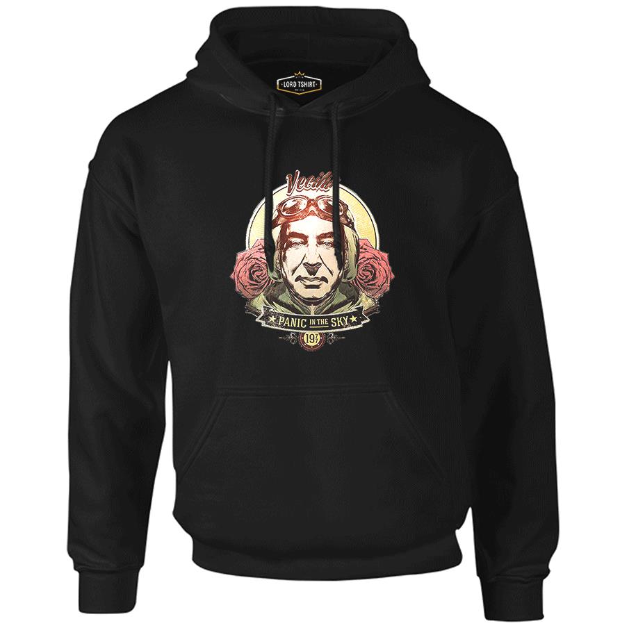 Vecihi Black Men's Zipperless Hoodie