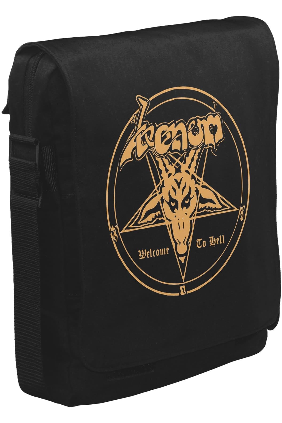 Venom - Welcome to Hell Unisex Siyah Postacı Çanta