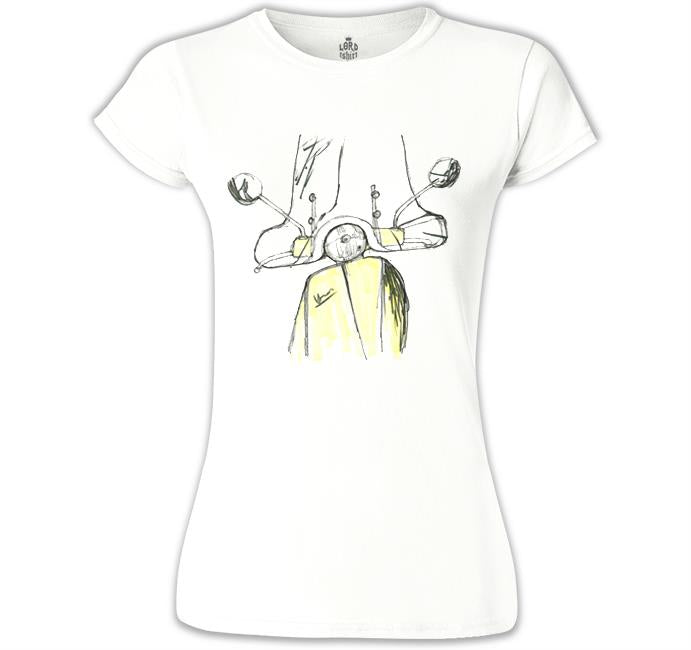 Vespa White Women's Tshirt