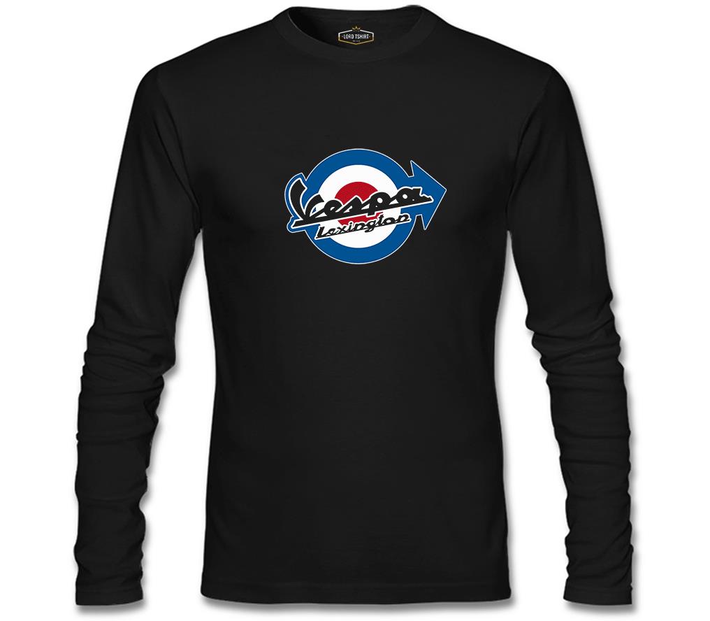 Vespa - Lexington Siyah Erkek Sweatshirt
