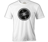Viking Hammer Logo White Men's Tshirt