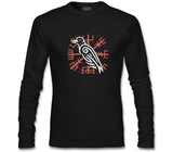 Viking Logo - Crow Black Men's Sweatshirt