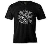 Viking Logo - Kurt Siyah Erkek Tshirt