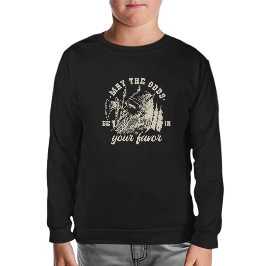 Viking - Odds Siyah Çocuk Sweatshirt