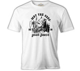 Viking Warrior Ax and Helmet White Men's Tshirt