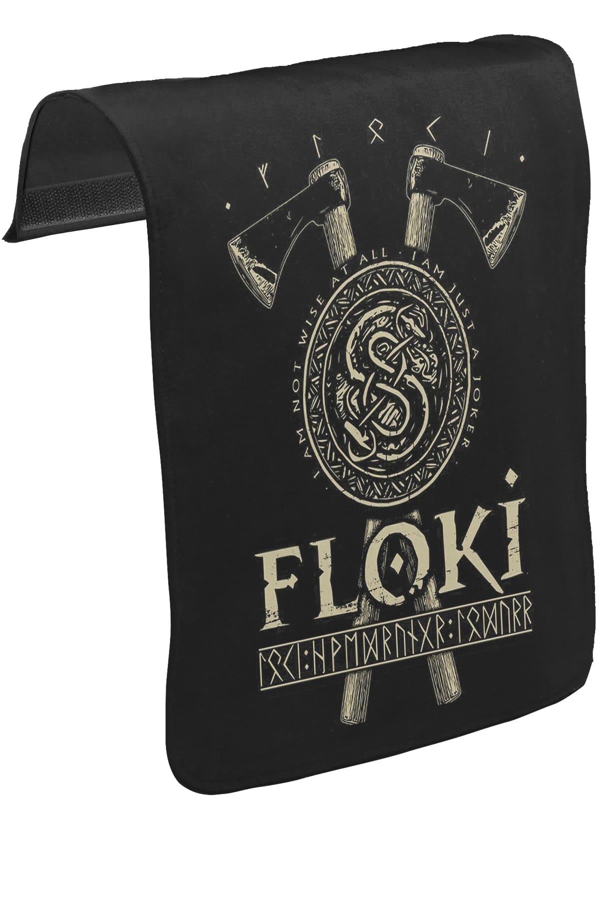 Vikings - Floki Unisex Black Removable Messenger Bag Cover CK-1032 