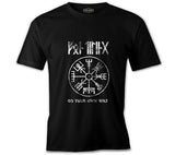 Vikings - Northern Compass Black Men's Tshirt